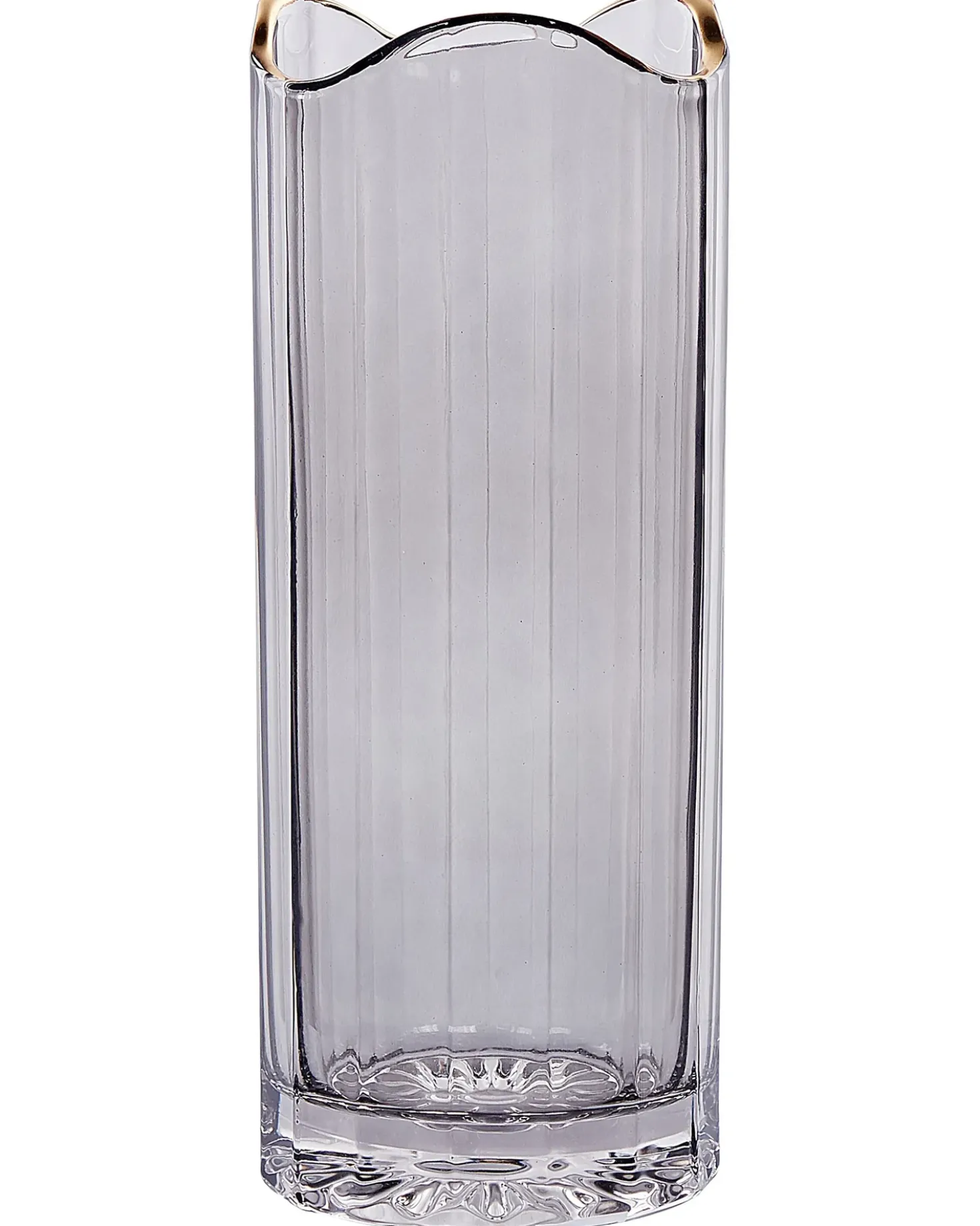 Vaso da fiori PERDIKI Vetro 30 cm Grigio