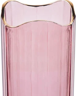 Vaso da fiori PERDIKI Vetro 30 cm Rosa