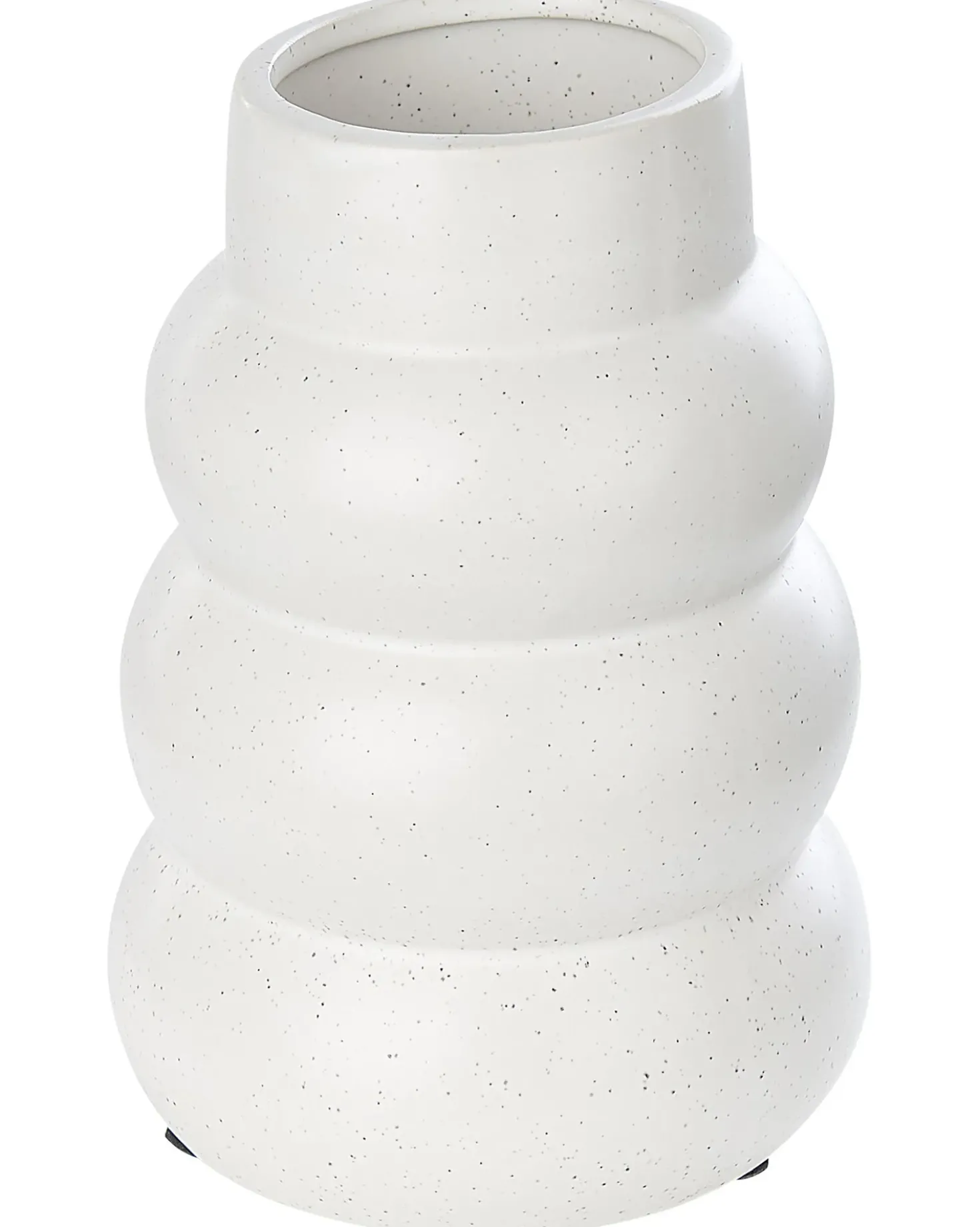 Vaso da fiori PIREAS Gres porcellanato 22 cm Bianco