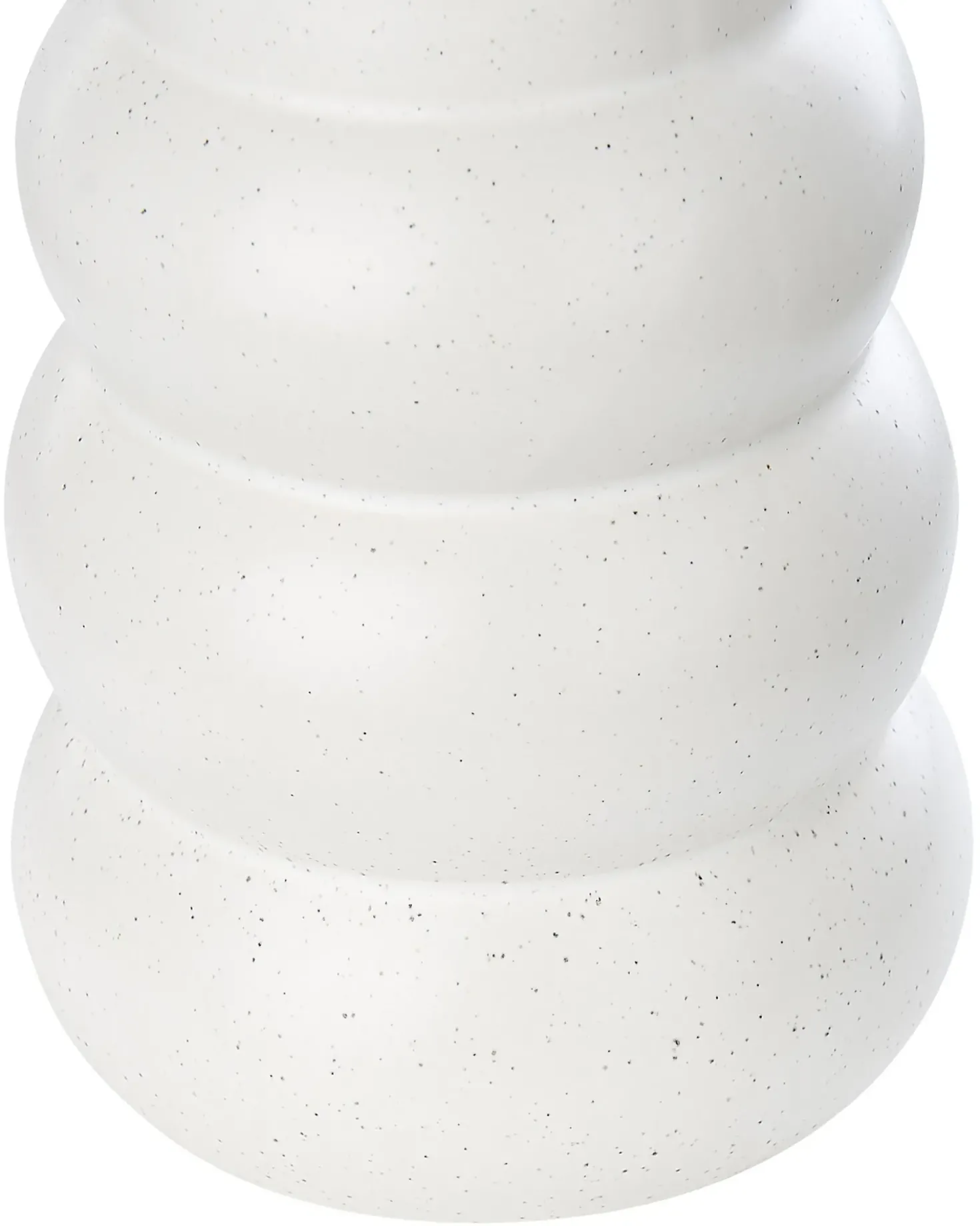 Vaso da fiori PIREAS Gres porcellanato 22 cm Bianco