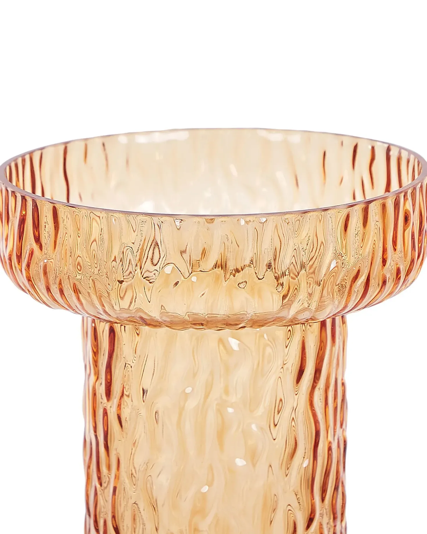 Vaso da fiori PLATANIA Vetro 20 cm Arancione