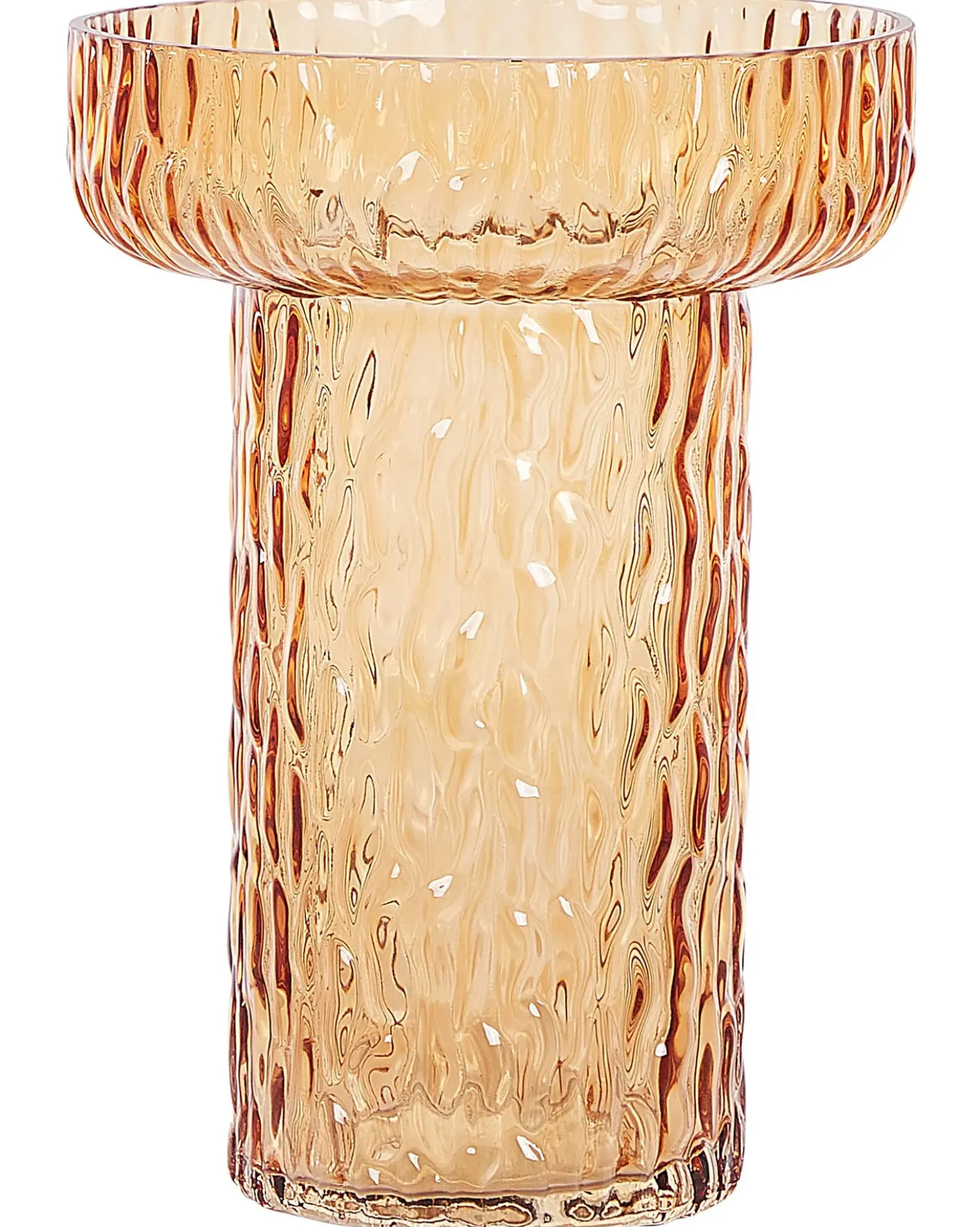Vaso da fiori PLATANIA Vetro 20 cm Arancione