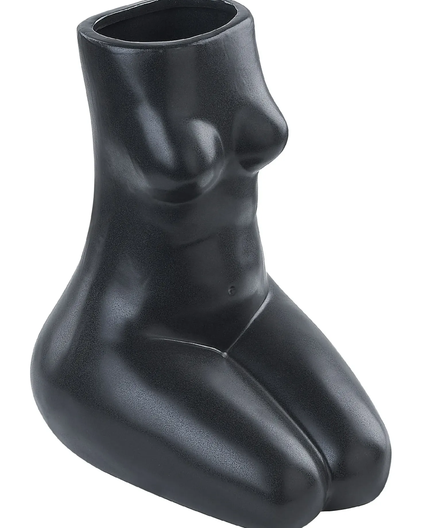 Vaso da fiori PYRGOS Ceramica 22 cm Nero