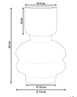 Vaso da fiori RODIA Vetro 24 cm Viola