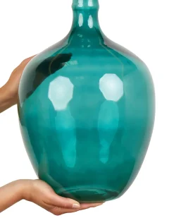 Vaso da fiori ROTI Vetro 39 cm Turchese