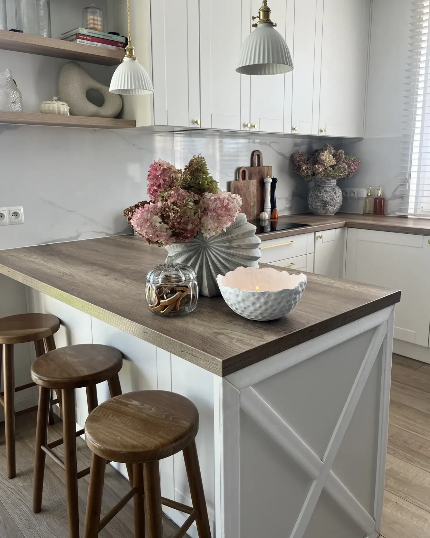 Vaso da fiori SCUP Gres porcellanato 28 cm Bianco sporco