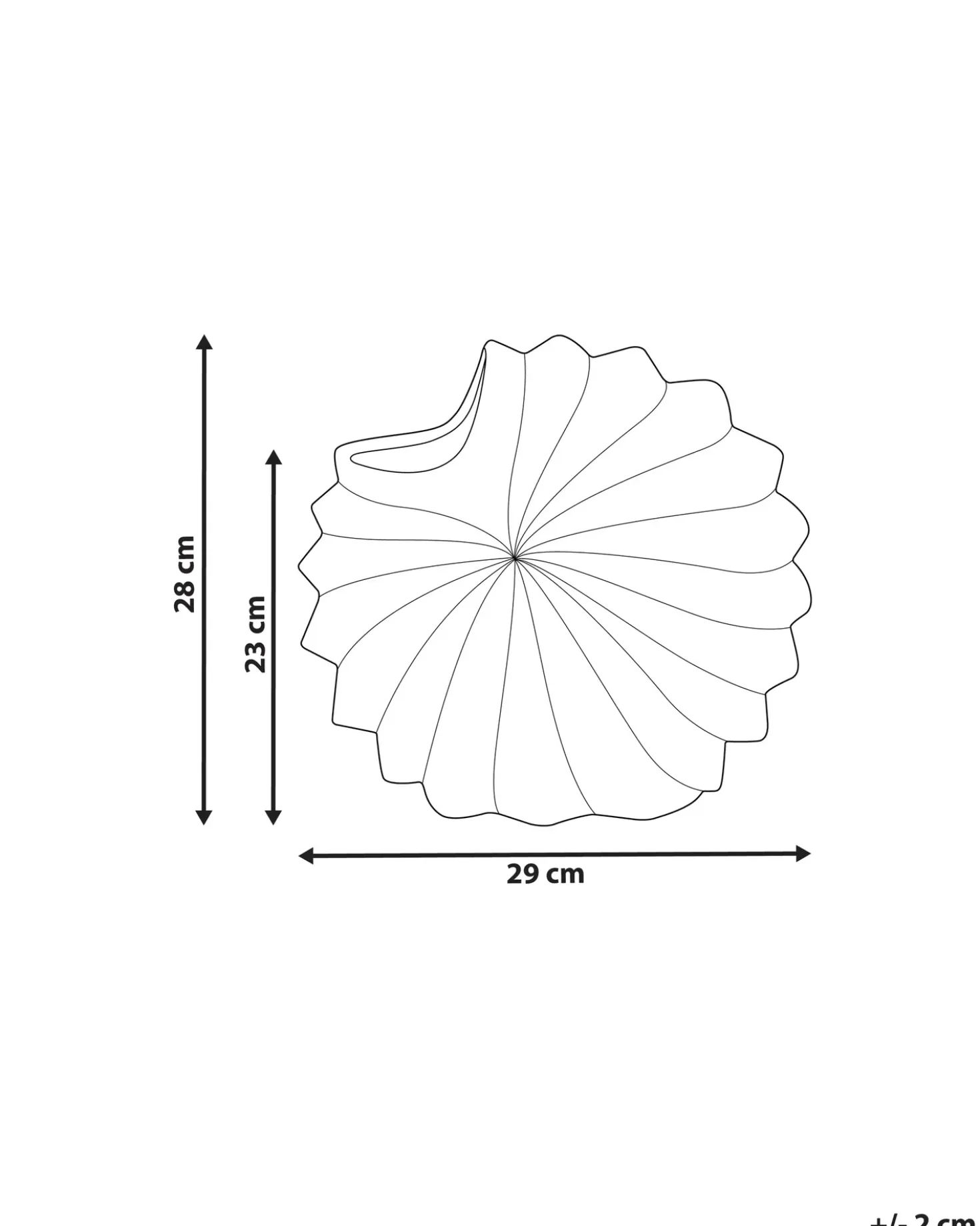Vaso da fiori SCUP Gres porcellanato 28 cm Bianco sporco