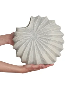 Vaso da fiori SCUP Gres porcellanato 28 cm Bianco sporco