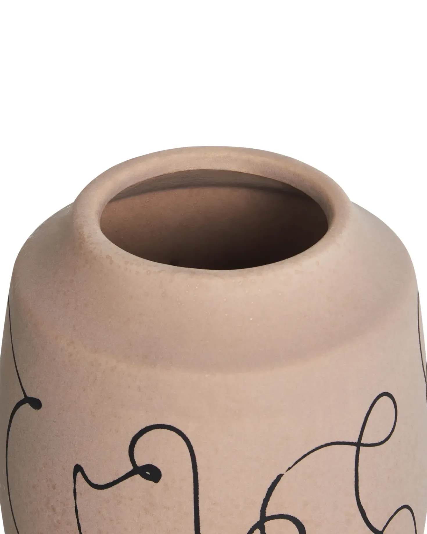 Vaso da fiori SKATE Gres porcellanato 20 cm Beige sabbia