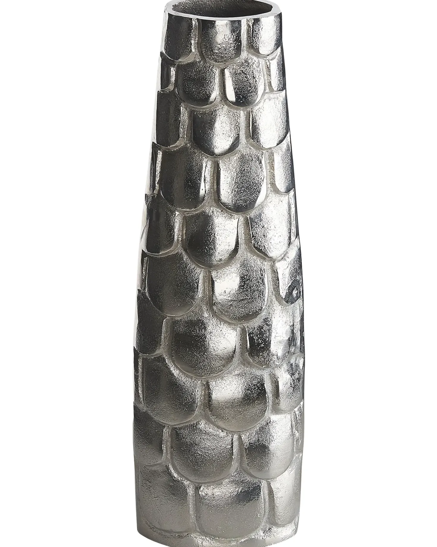 Vaso da fiori SUKHOTHAI Metallo 47 cm Argento