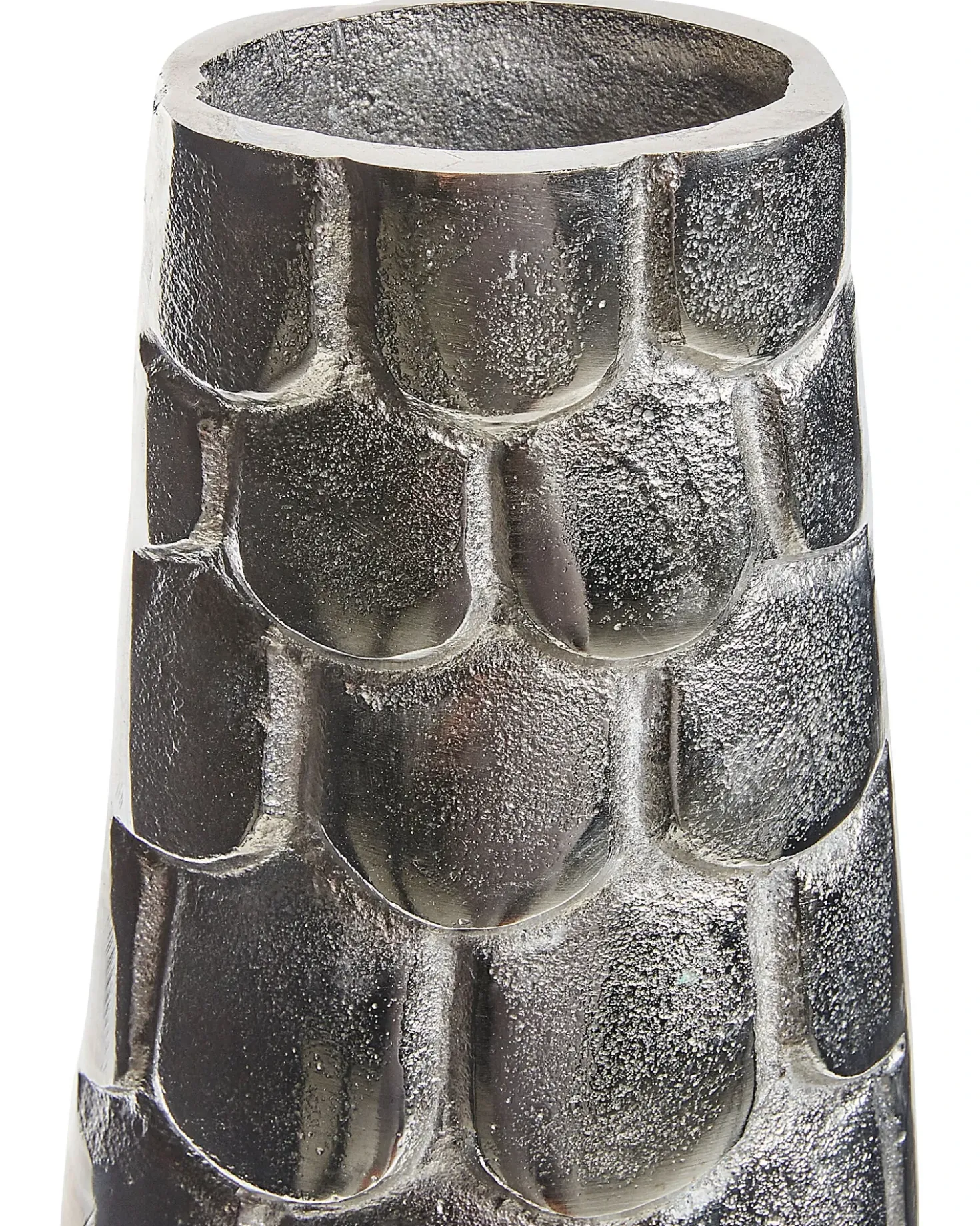 Vaso da fiori SUKHOTHAI Metallo 47 cm Argento