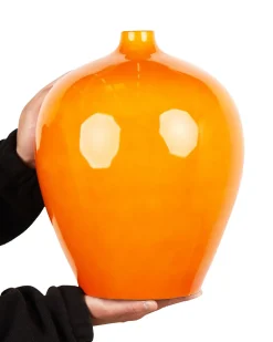 Vaso da fiori TERRASA Ceramica 37 cm Arancione