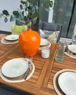 Vaso da fiori TERRASA Ceramica 37 cm Arancione