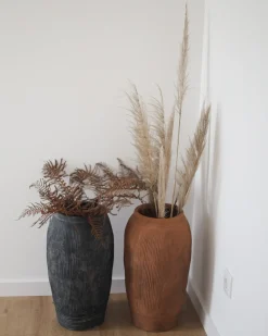 Vaso da fiori TRIKALA 50 cm Marrone chiaro