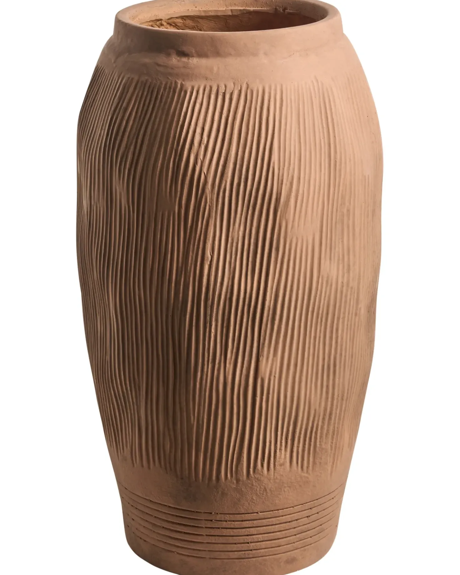 Vaso da fiori TRIKALA 50 cm Marrone chiaro