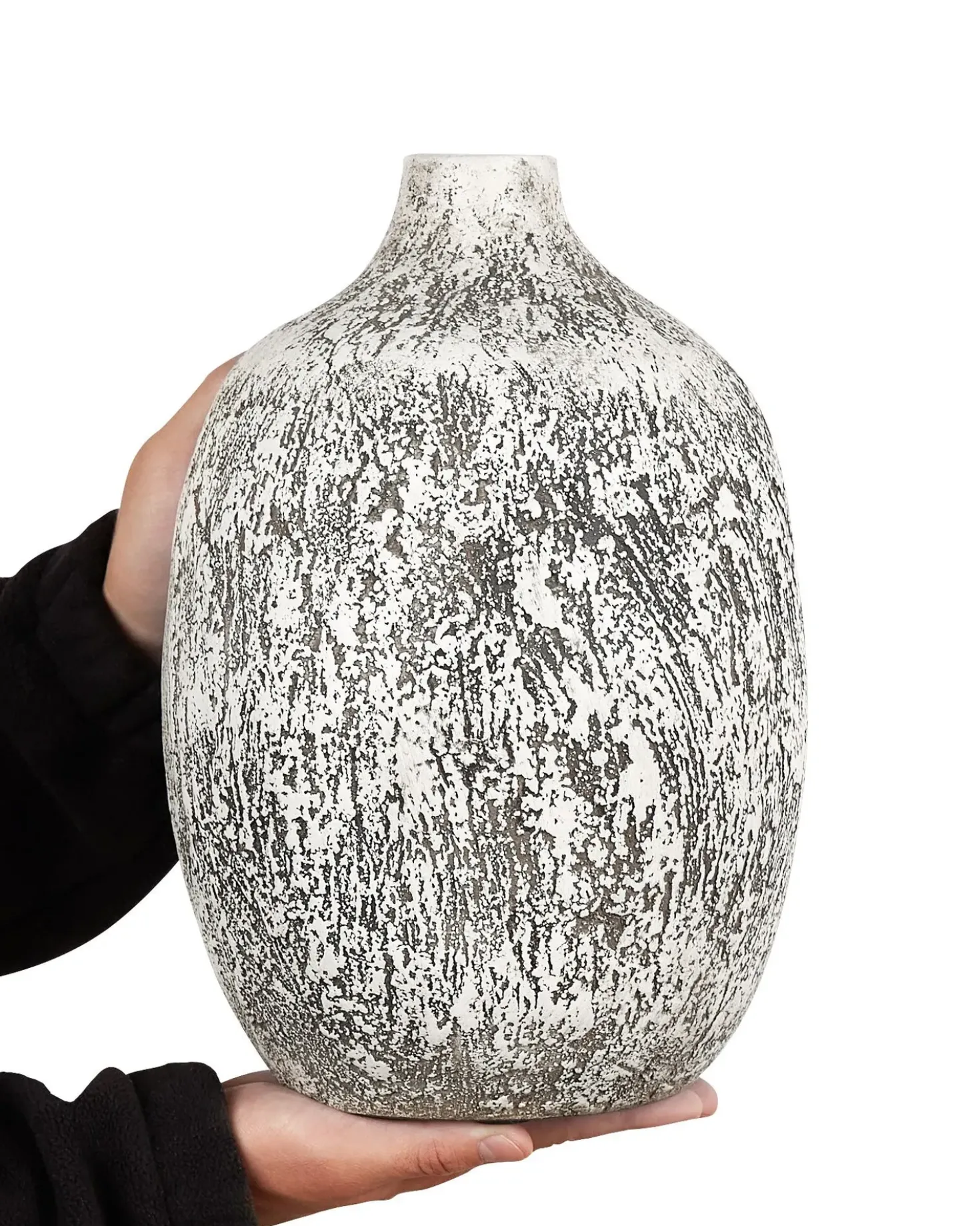Vaso da fiori VIGO Ceramica 36 cm Grigio