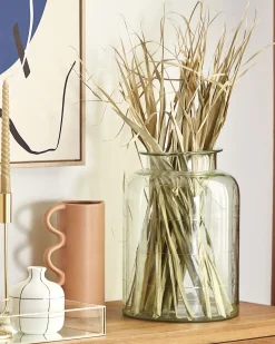 Vaso da fiori VINDALOO Vetro 35 cm Verde chiaro