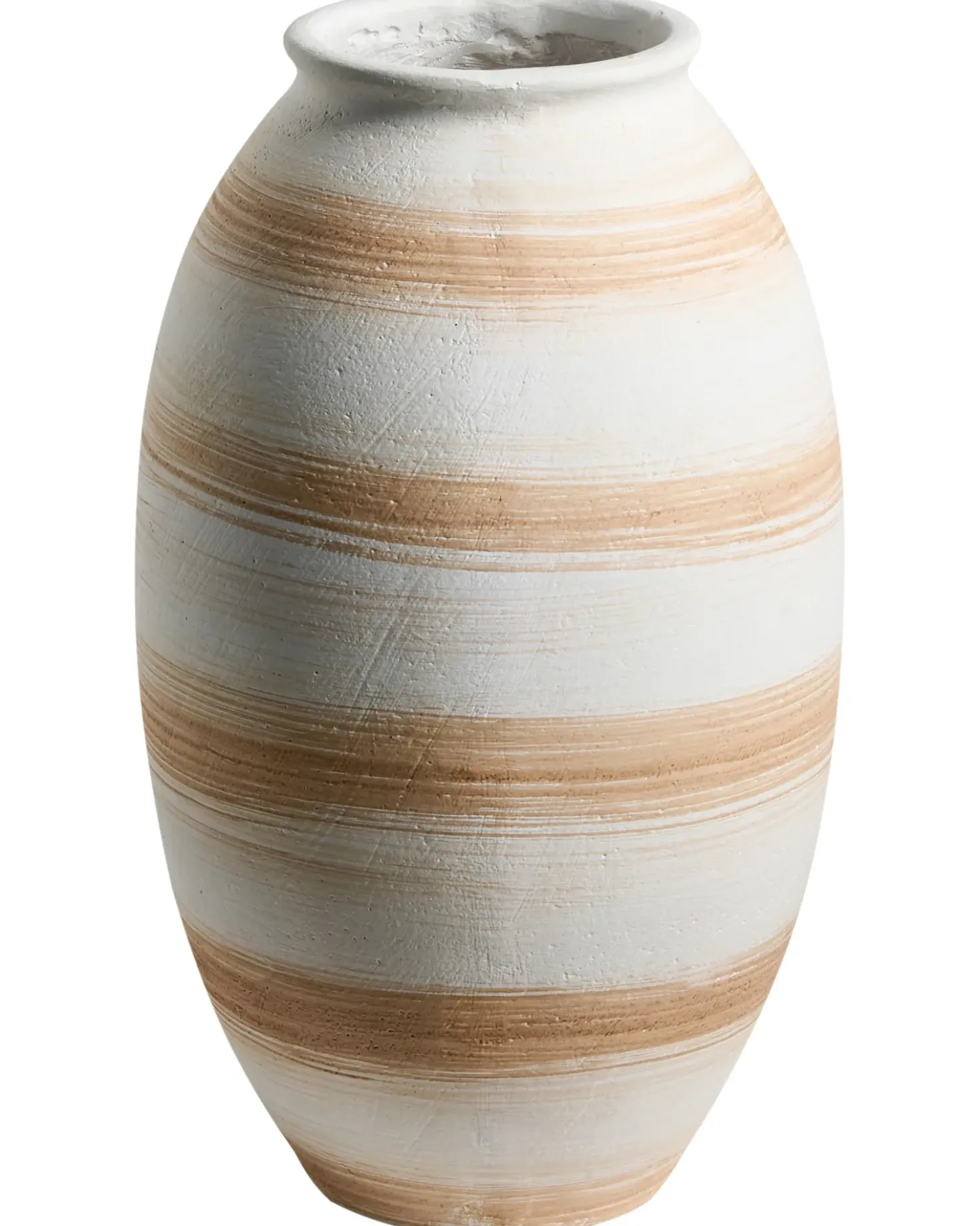 Vaso da fiori ZERVATA 42 cm Bianco sporco