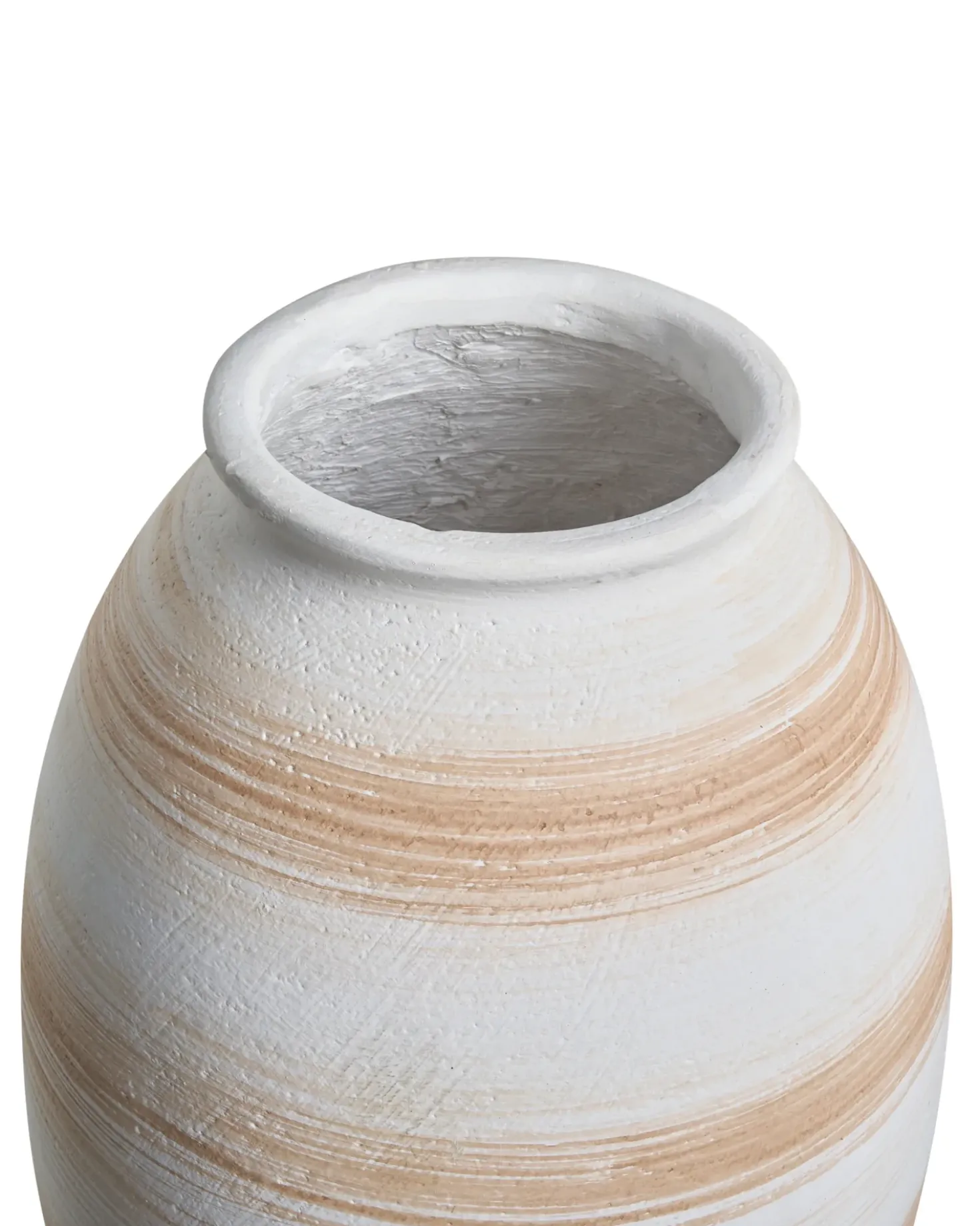 Vaso da fiori ZERVATA 42 cm Bianco sporco