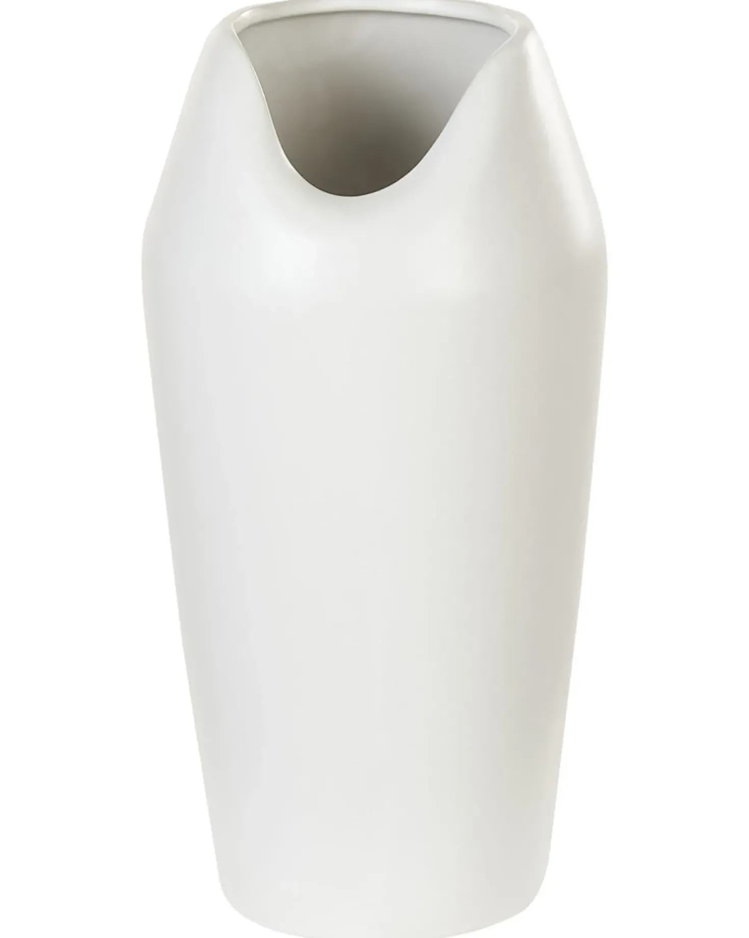 Vaso decorativo APAMEA Gres porcellanato 33 cm Bianco