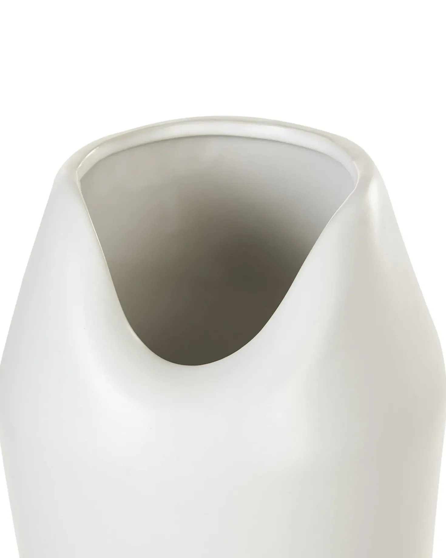 Vaso decorativo APAMEA Gres porcellanato 33 cm Bianco