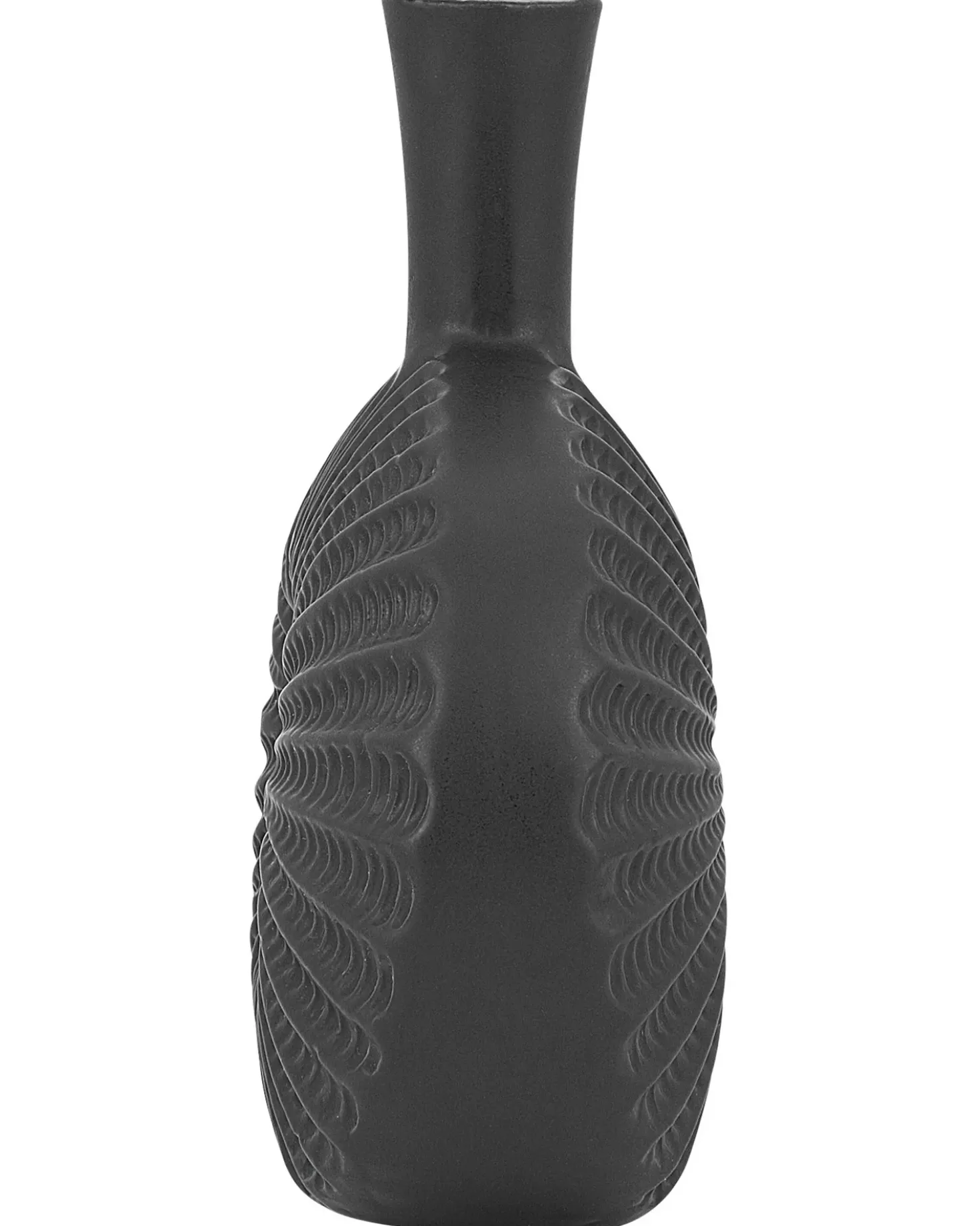 Vaso decorativo ARWAD Gres porcellanato 24 cm Nero