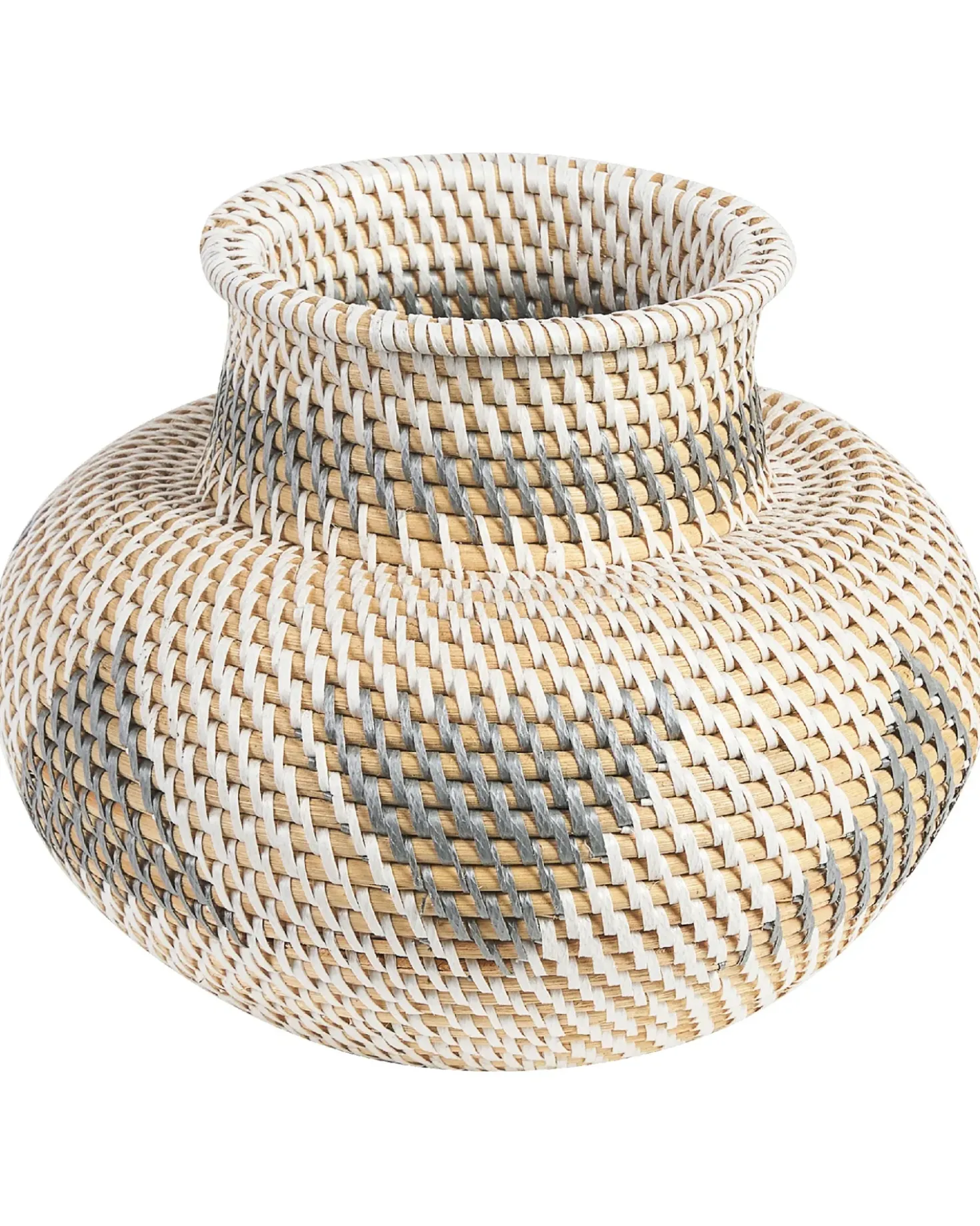Vaso decorativo ASAHAN Rattan 22 cm Naturale