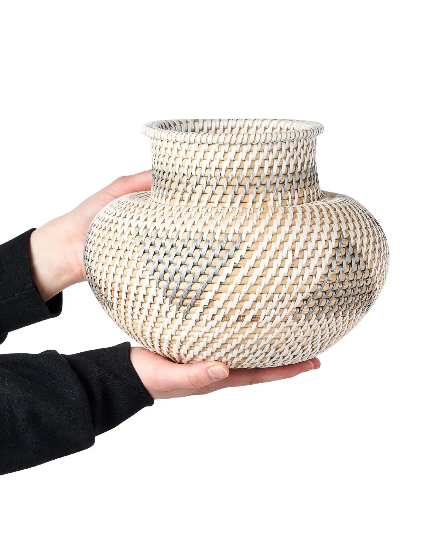 Vaso decorativo ASAHAN Rattan 22 cm Naturale