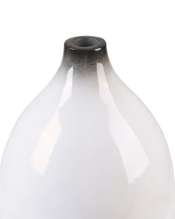 Vaso decorativo BAEZA Ceramica 46 cm Bianco