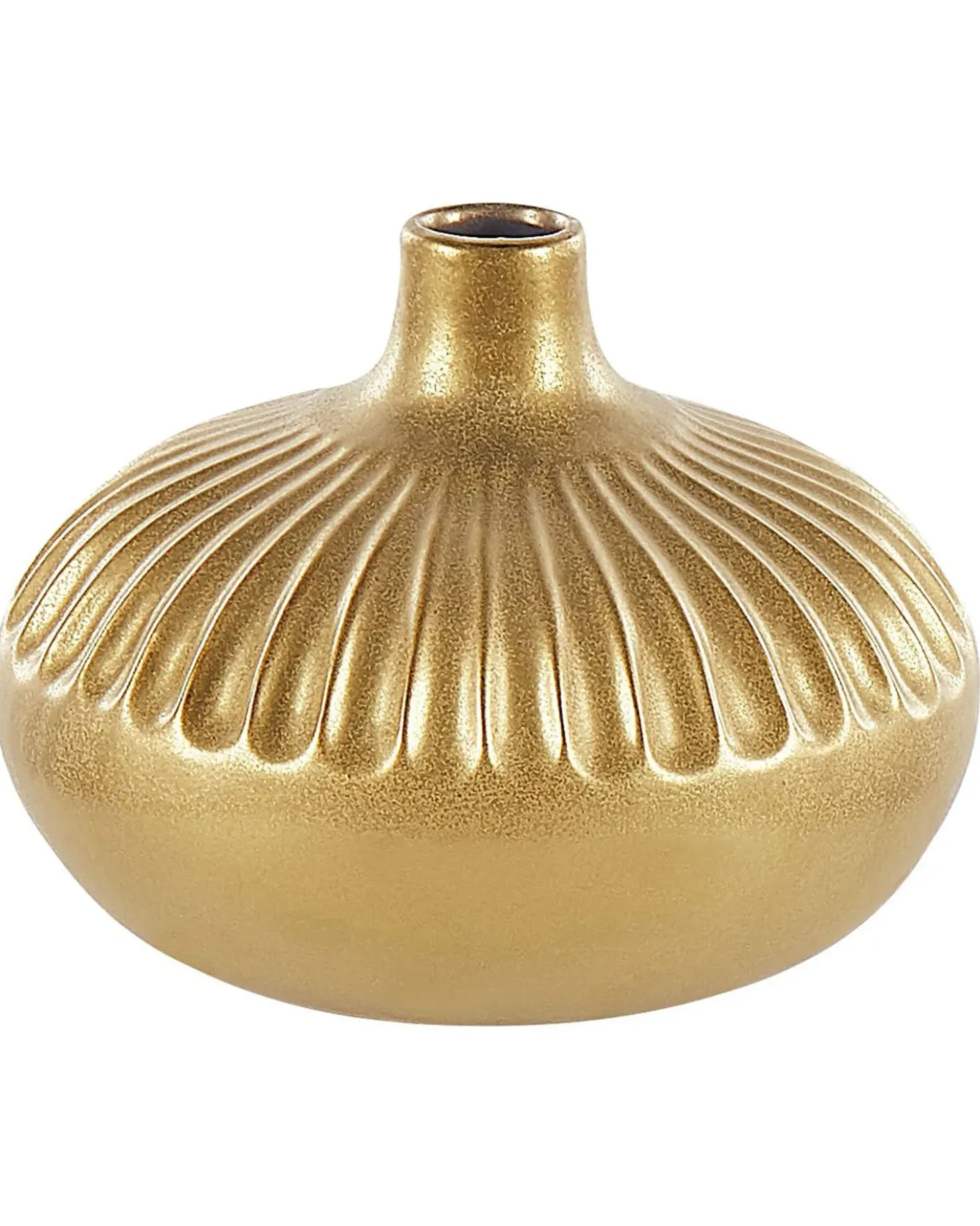 Vaso decorativo CERCEI Gres porcellanato 20 cm Oro