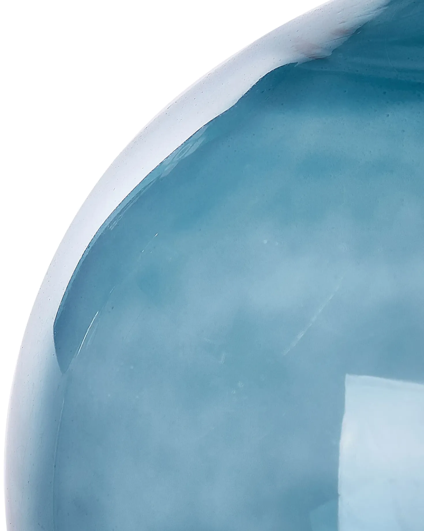 Vaso decorativo CHAPPATHI Vetro 31 cm Blu