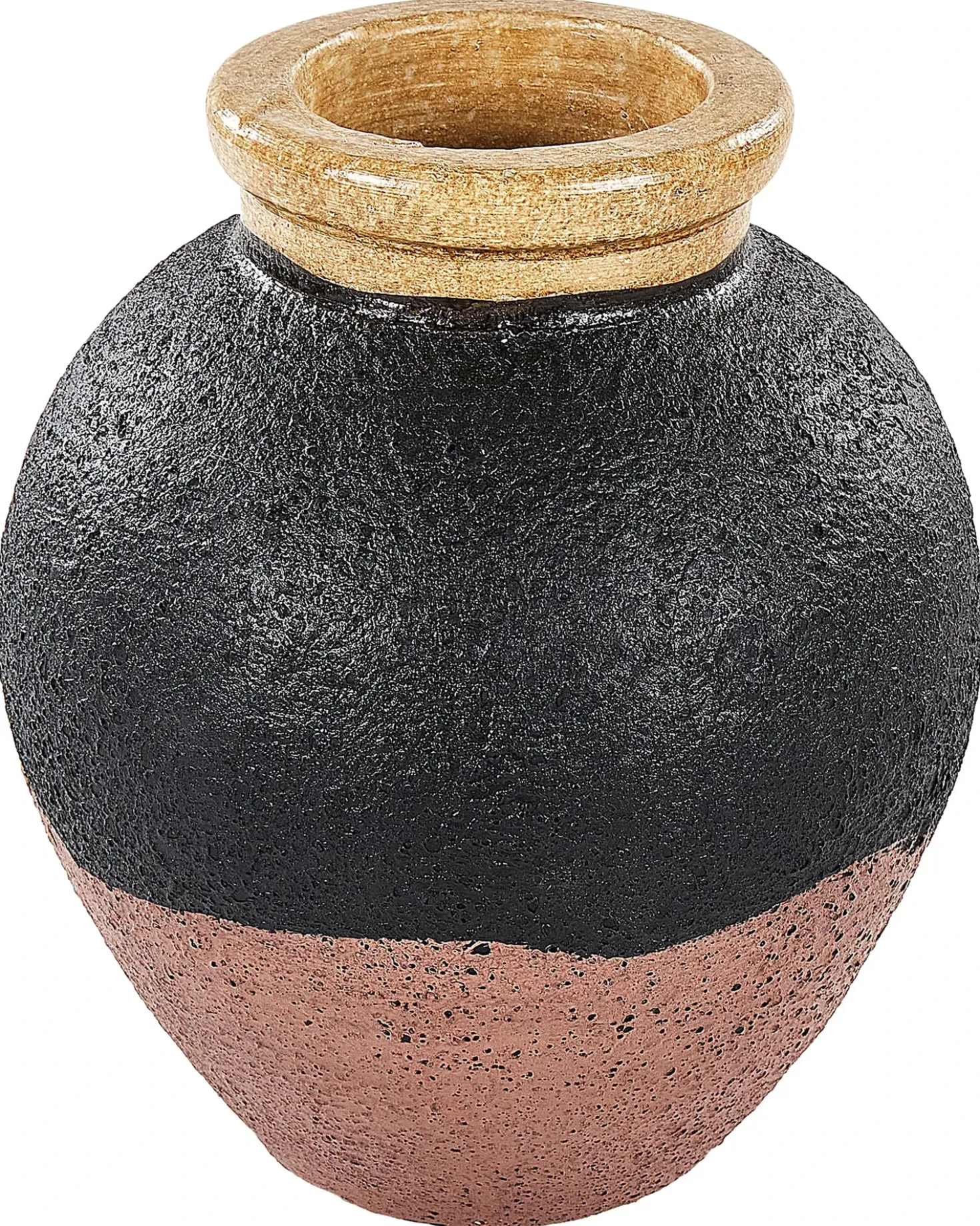 Vaso decorativo DAULIS Ceramica 31 cm Nero