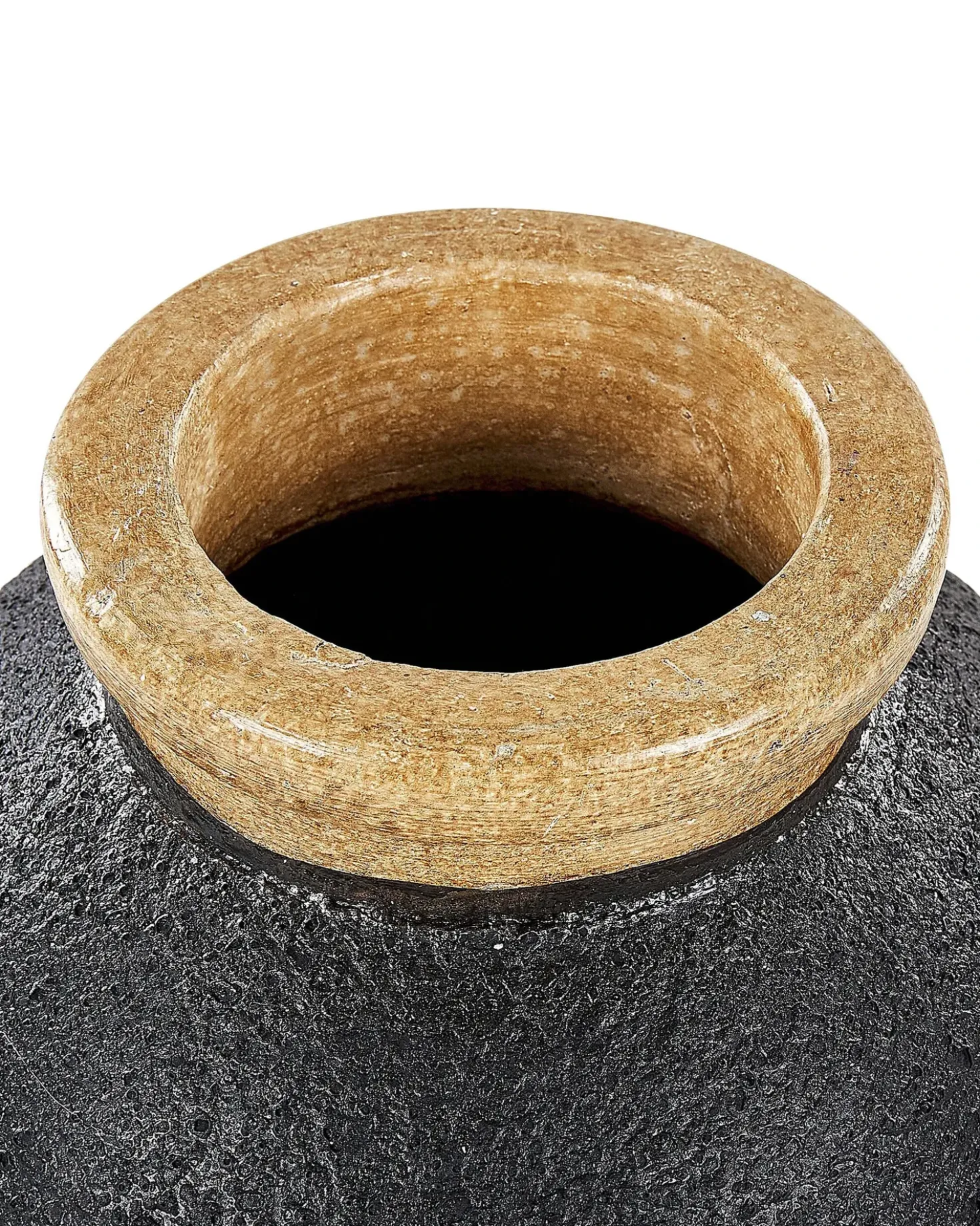 Vaso decorativo DAULIS Ceramica 31 cm Nero