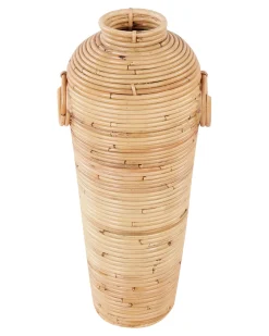 Vaso decorativo ELATIA Rattan 50 cm Naturale