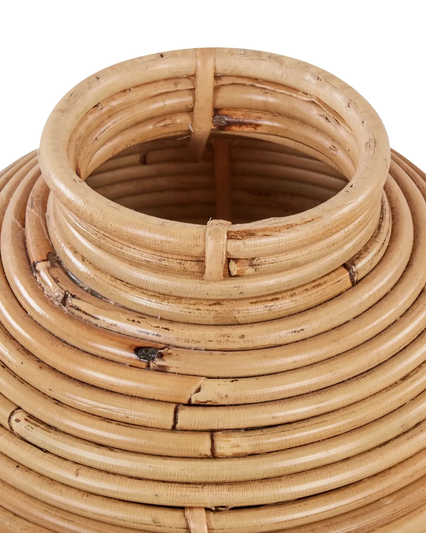 Vaso decorativo ELATIA Rattan 50 cm Naturale