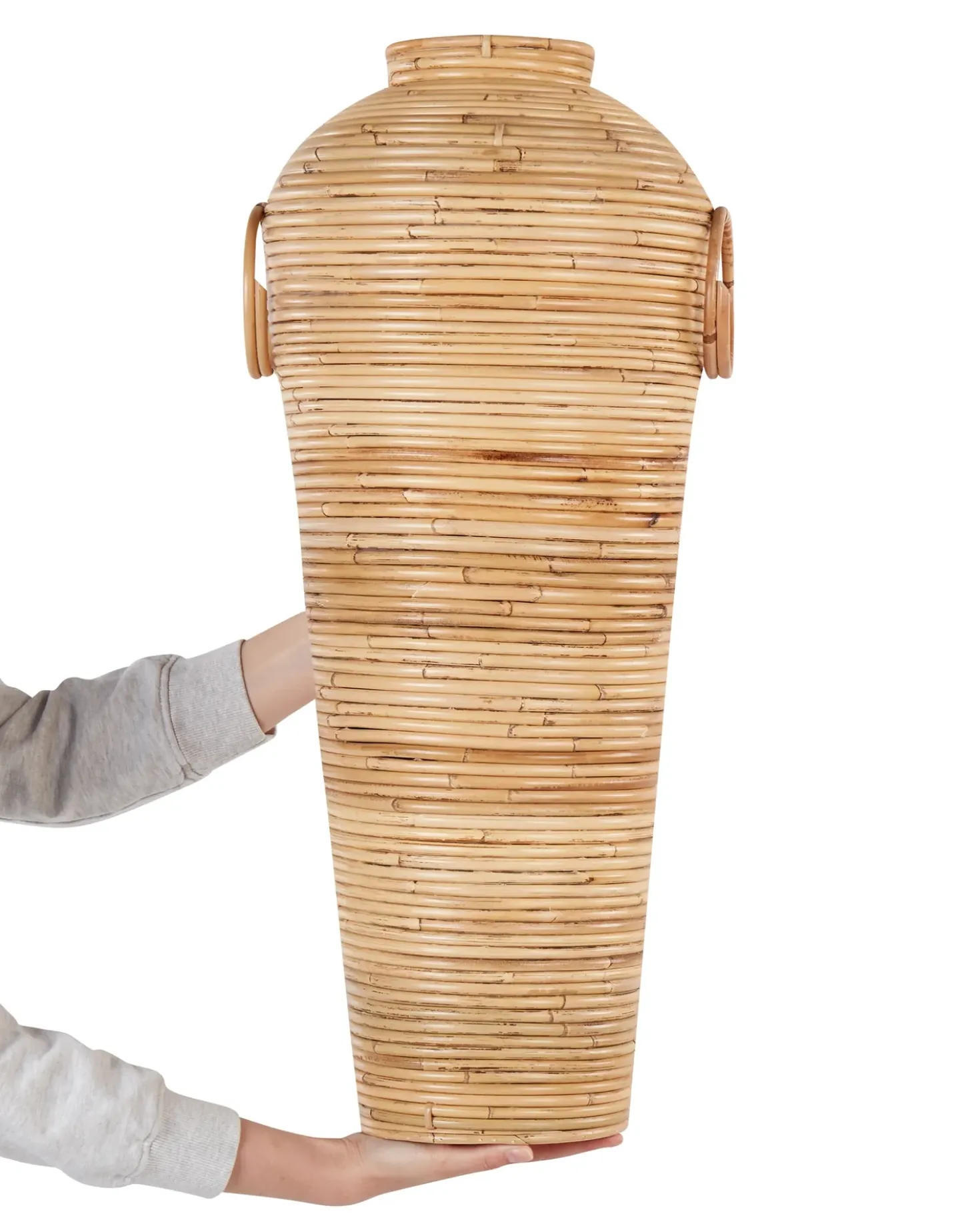 Vaso decorativo ELATIA Rattan 70 cm Naturale