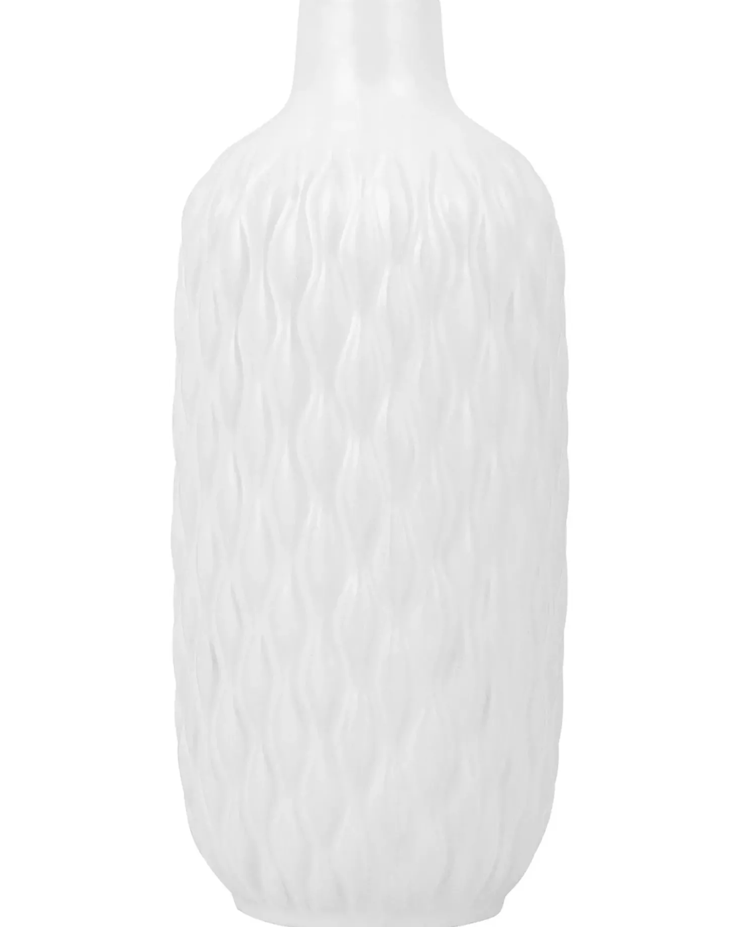 Vaso decorativo EMAR Gres porcellanato 31 cm Bianco
