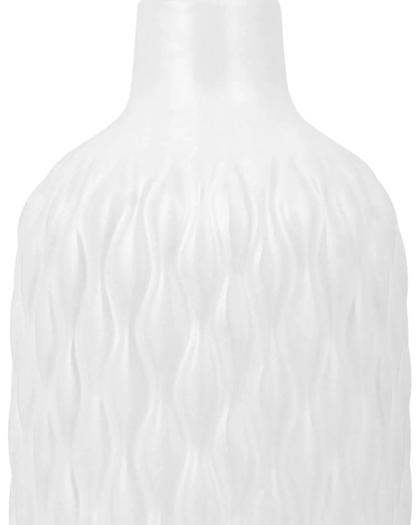 Vaso decorativo EMAR Gres porcellanato 31 cm Bianco