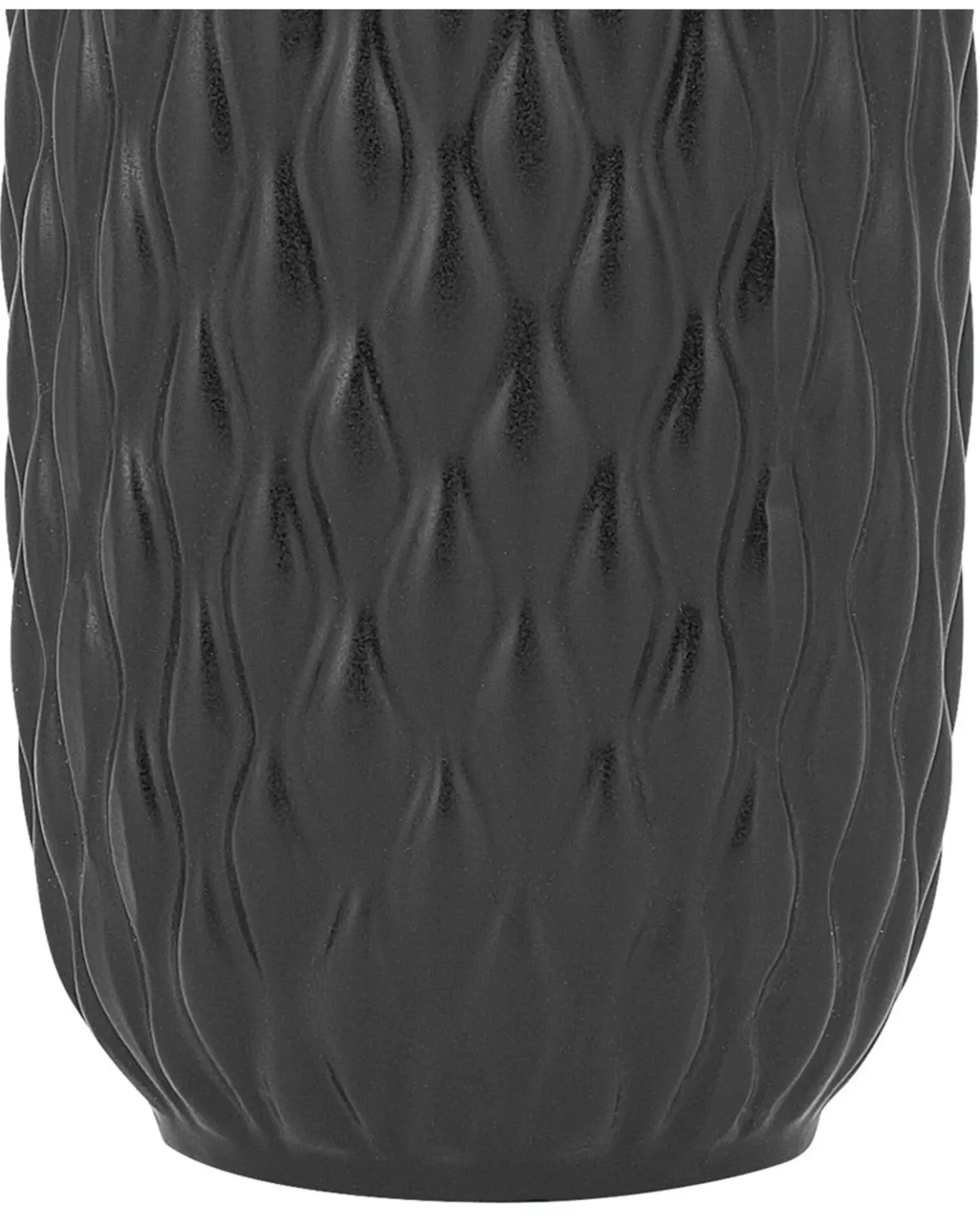 Vaso decorativo EMAR Gres porcellanato 31 cm Nero