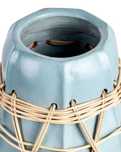 Vaso decorativo KAMERING Ceramica 27 cm Blu