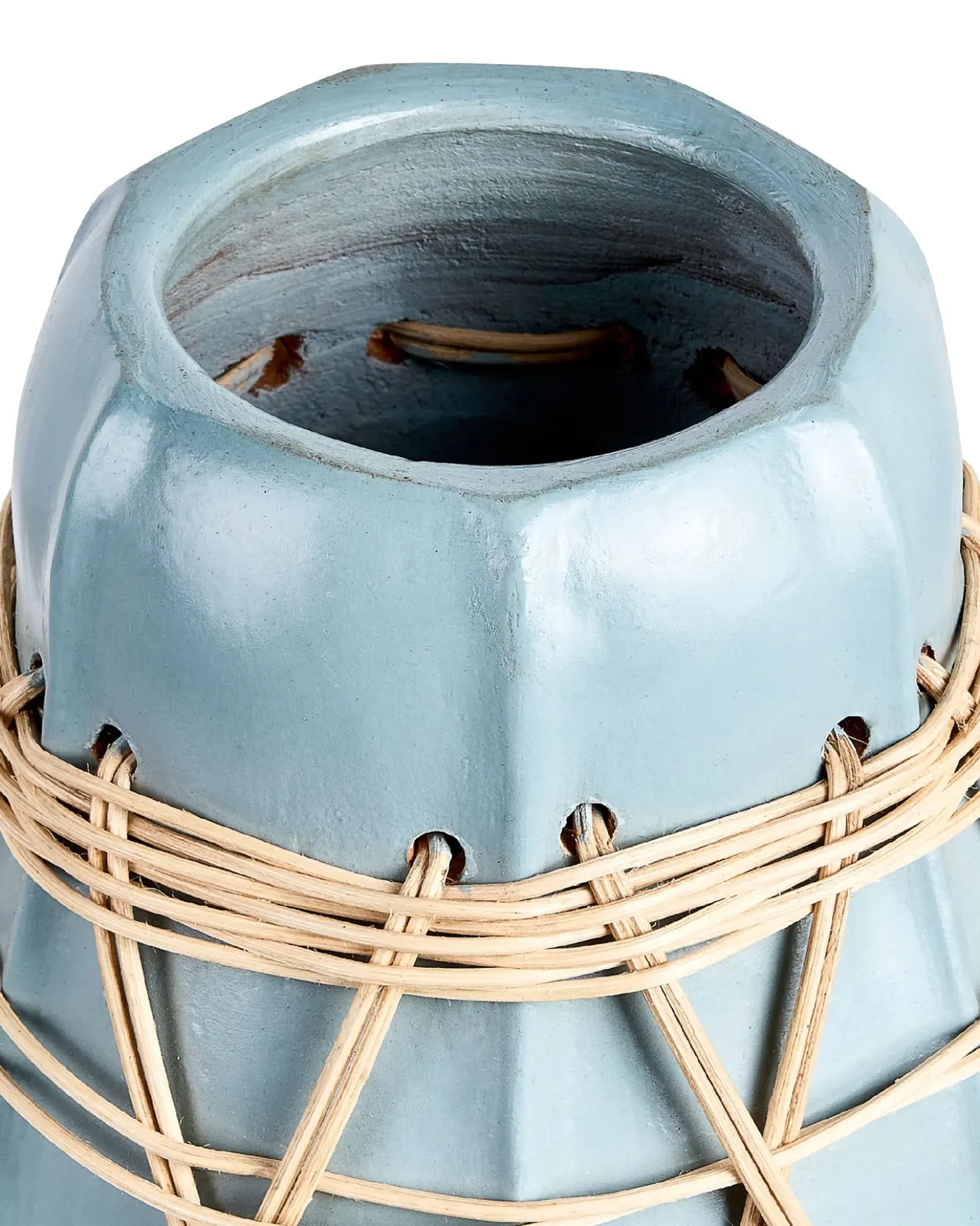 Vaso decorativo KAMERING Ceramica 27 cm Blu