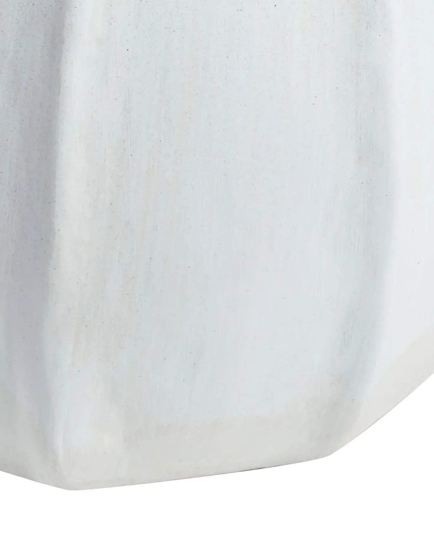 Vaso decorativo KAMPAR Ceramica 30 cm Bianco