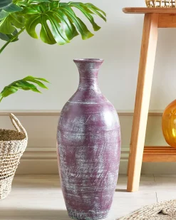 Vaso decorativo KARDIA Ceramica 57 cm Marrone