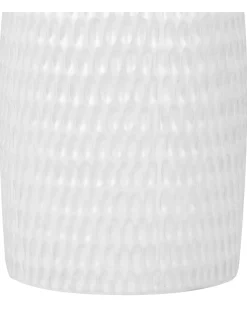 Vaso decorativo LINZI Gres porcellanato 25 cm Bianco