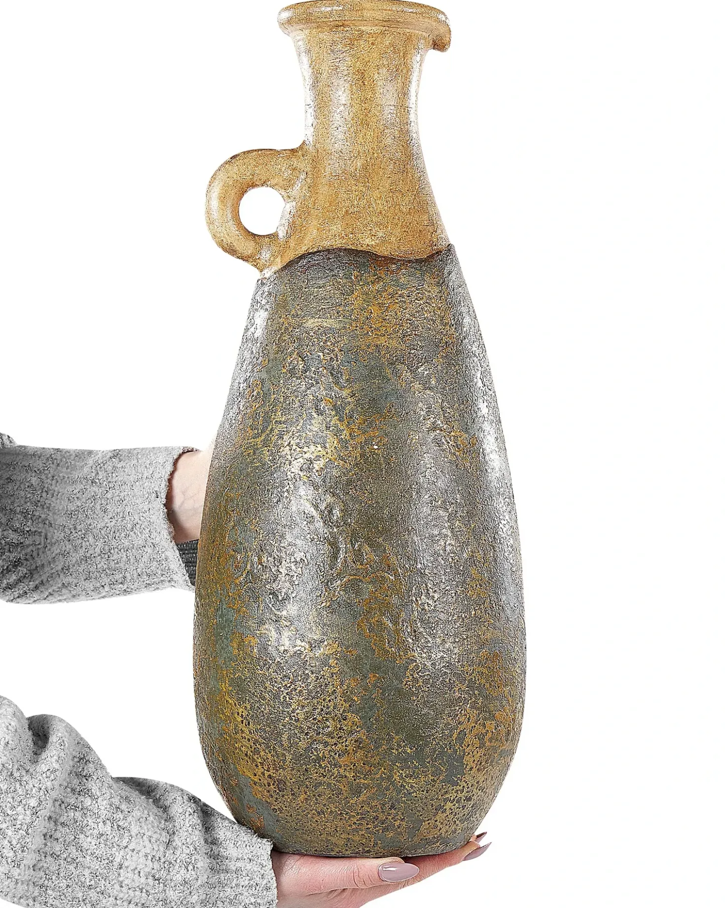 Vaso decorativo MARONEJA Ceramica 50 cm Verde