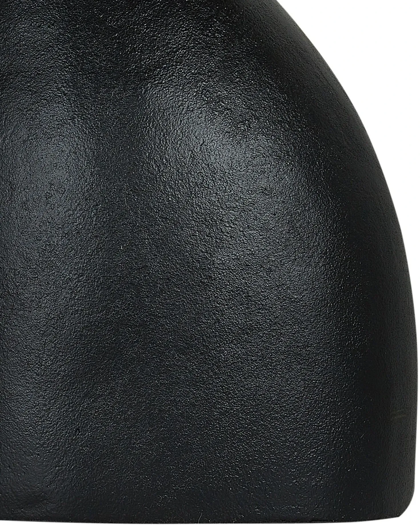 Vaso decorativo NARBADA Metallo 36 cm Nero