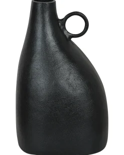 Vaso decorativo NARBADA Metallo 36 cm Nero