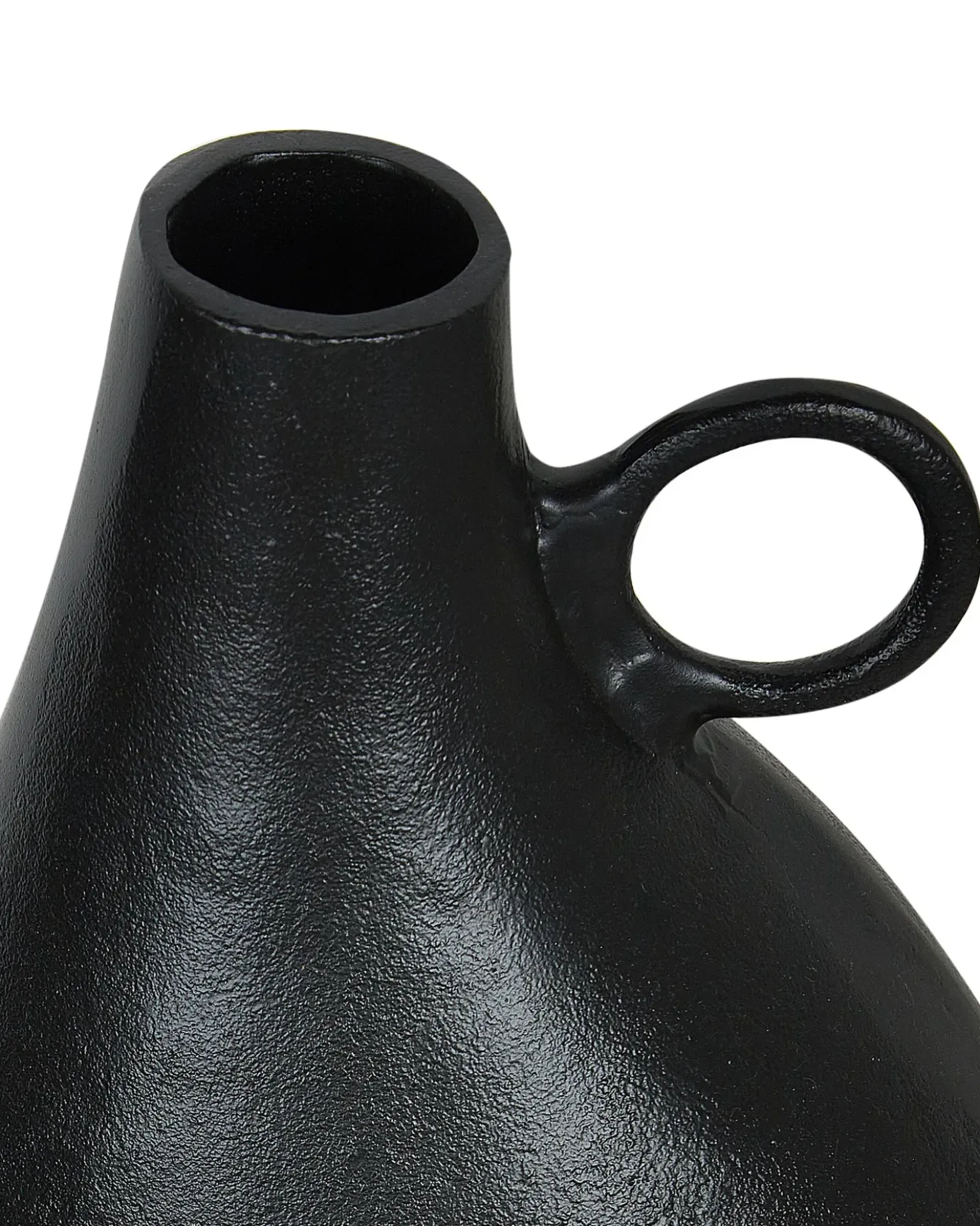 Vaso decorativo NARBADA Metallo 36 cm Nero