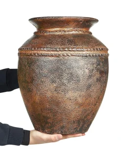 Vaso decorativo PUCHONG Ceramica 40 cm Rame