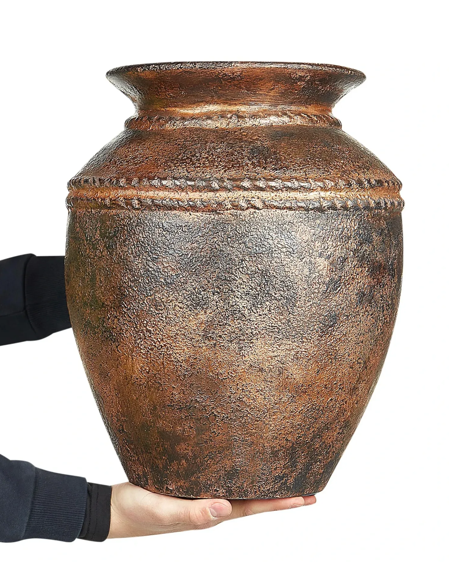 Vaso decorativo PUCHONG Ceramica 40 cm Rame